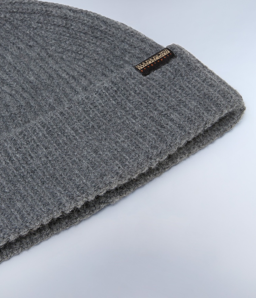 NapapijriCapFoli3NP0A4GK8DarkGreyMelange