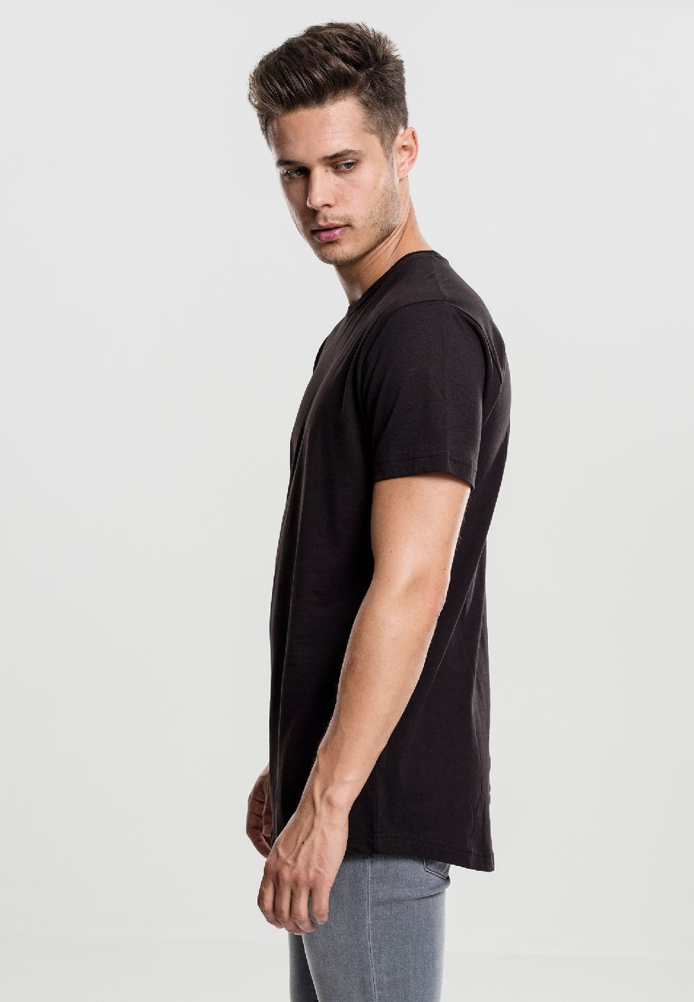UrbanClassicsT-ShirtShapedLongTeeBlack-2XL
