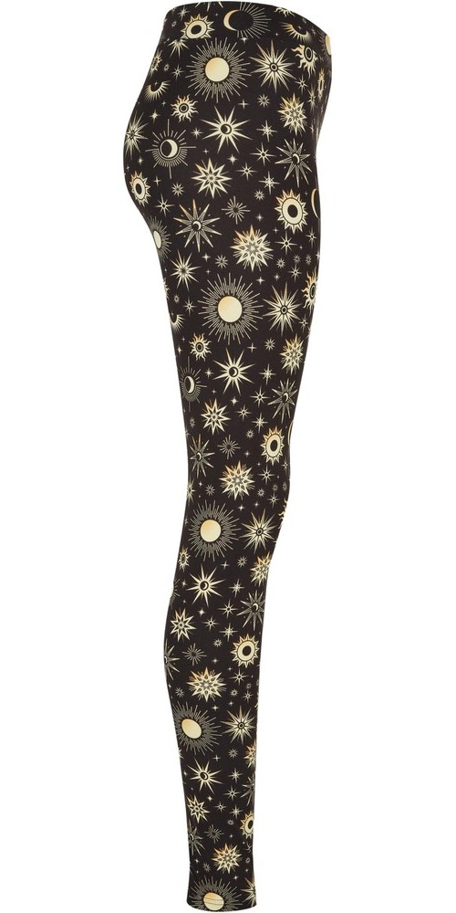 UrbanClassicsDamenLadiesSoftAOPLeggingsBlacksun-3XL