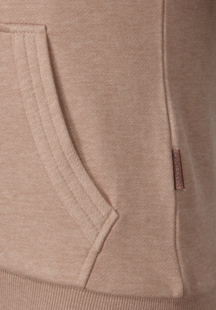 NaketanoDamenHoodieBrazzo1801-0301MoccaMelange-XS