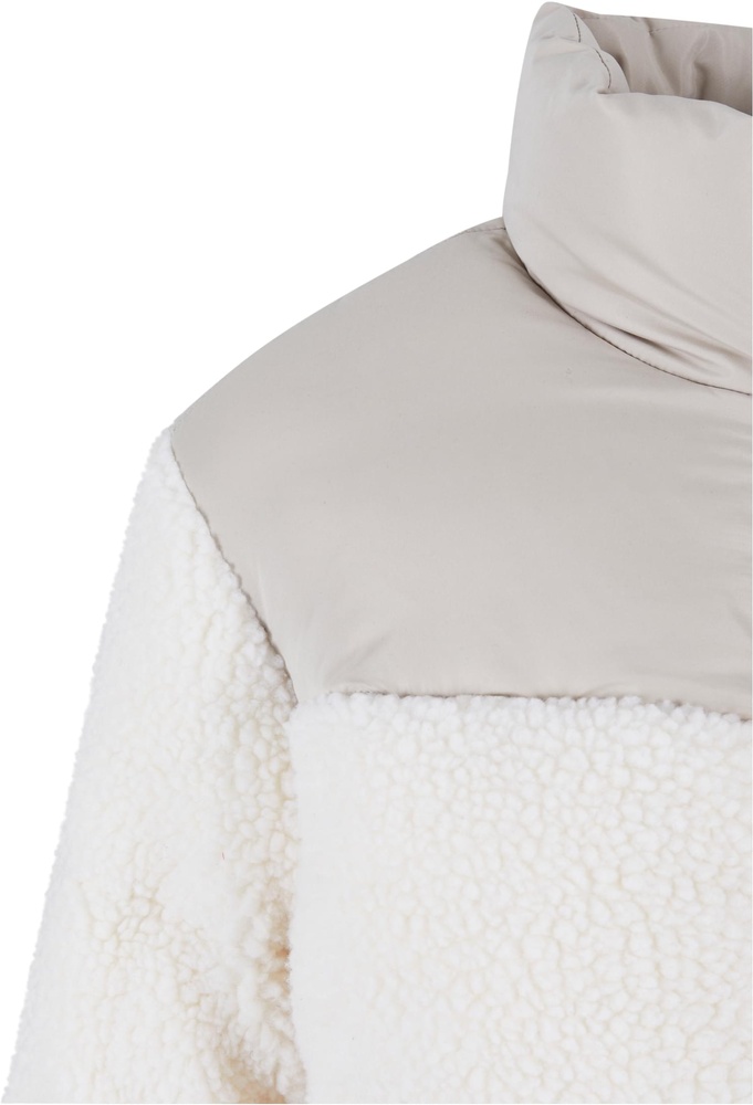 UrbanClassicsDamenLadiesShortSherpaMixPufferJacketTB6147