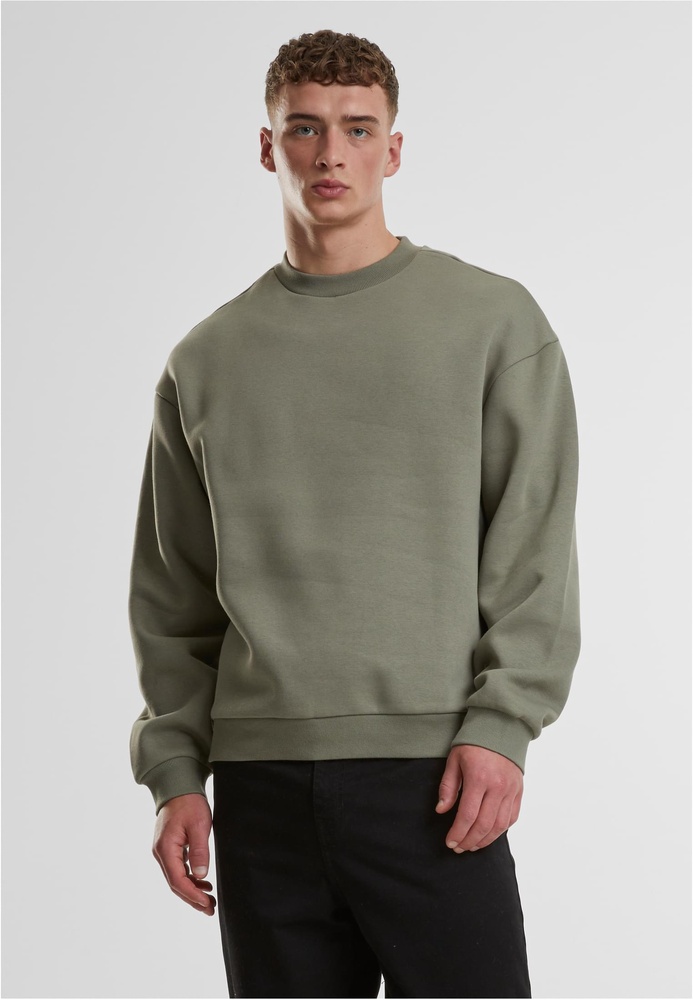 UrbanClassicsFluffyCrewneckTB6751Paleolive-3XL