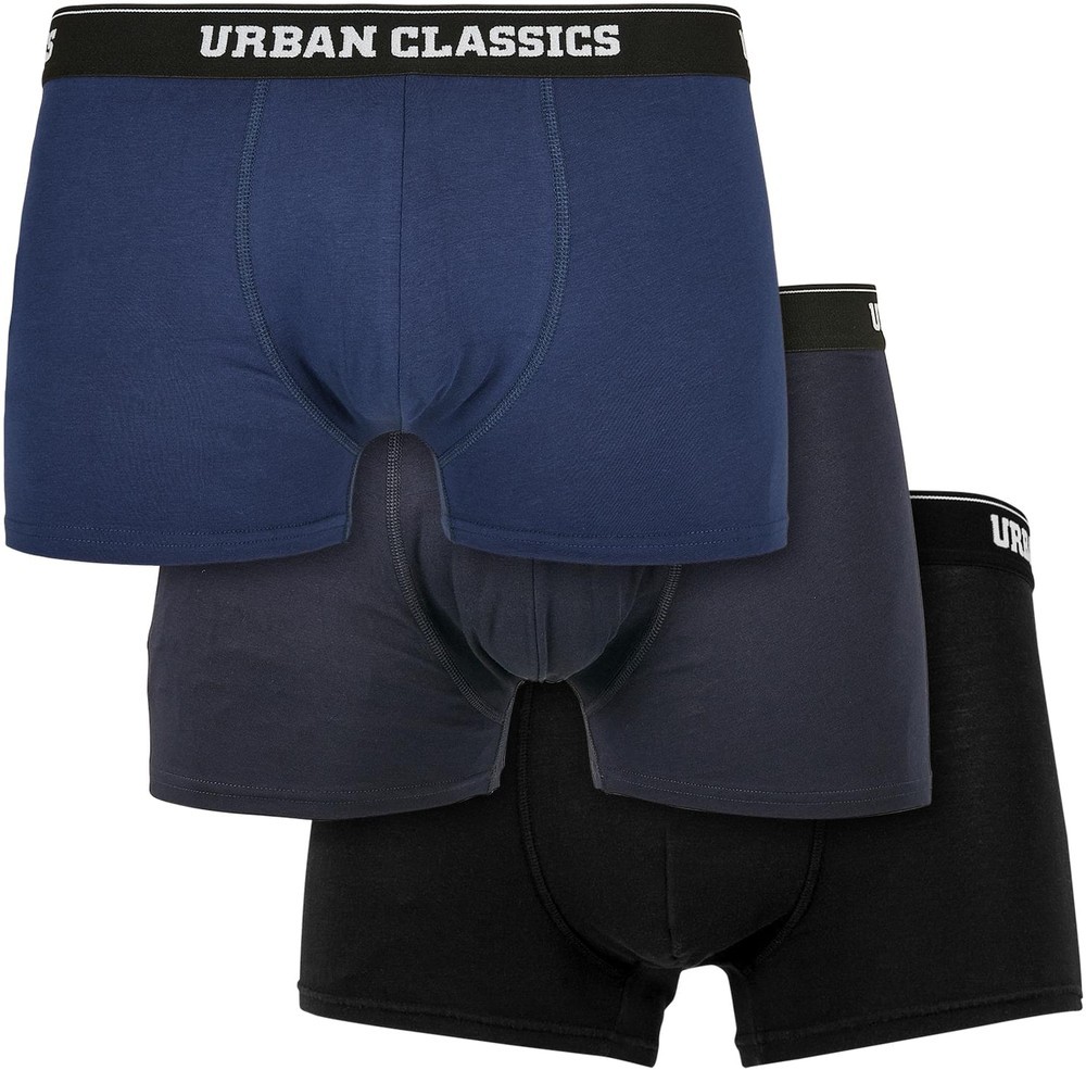 UrbanClassicsOrganicBoxerShorts3-PackDarkblueNavyBlack-3XL