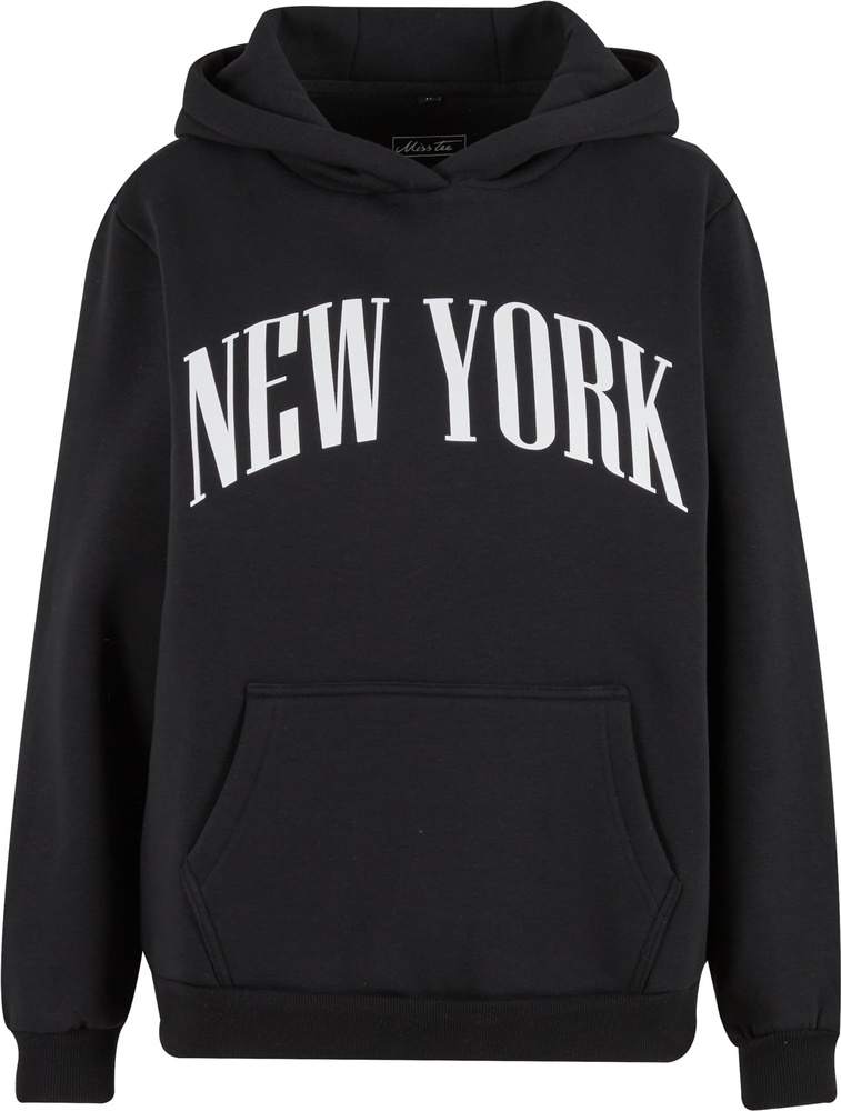 MisterTeeDamenNewYorkLadiesFluffyHoodyMST239