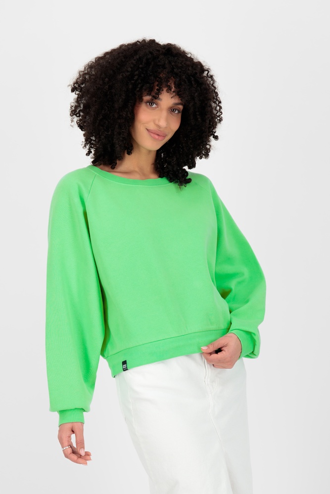 AlifeKickinDamenSweatshirtTeonaAKAOversize33048-9999GreenApple-XS