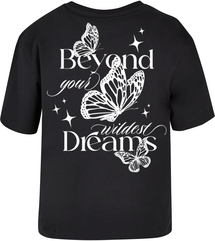 MissTeeDamenT-ShirtWildestDreamsTeeMST188Black-3XL