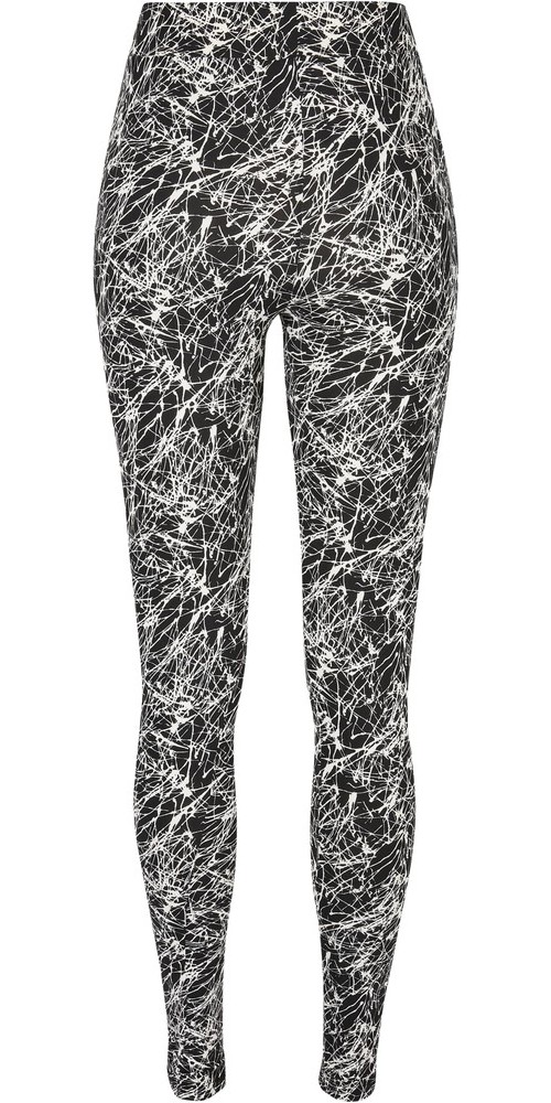 UrbanClassicsDamenLadiesSoftAopLeggingsBlackpaint-3XL
