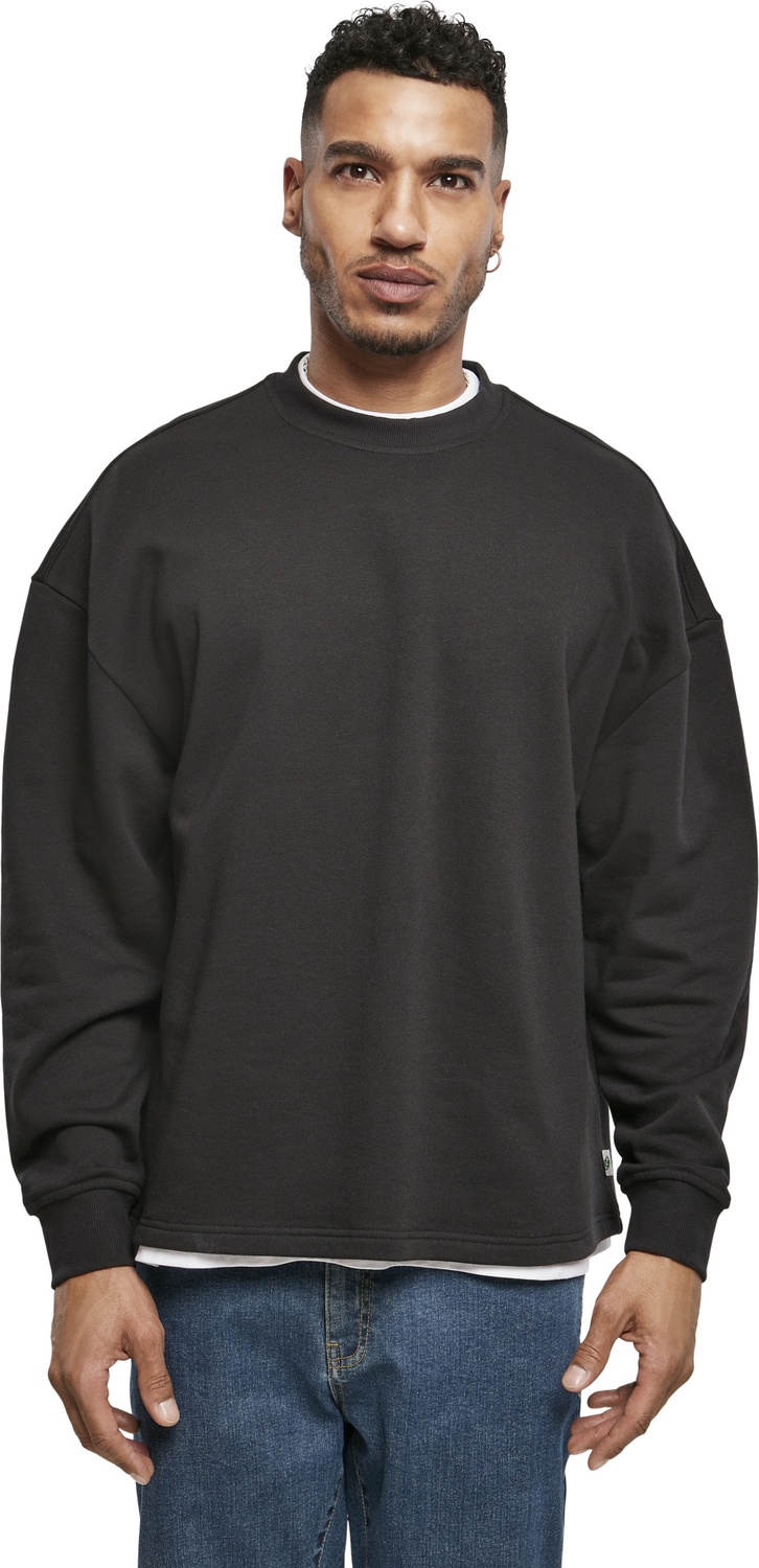 UrbanClassicsHoodieSweatshirtOrganicOversizedBoxyCrewBlack