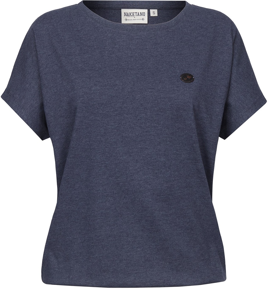 NaketanoDamenT-ShirtSchnellaBaustella1631-0047IndigoBlueMelange-XS
