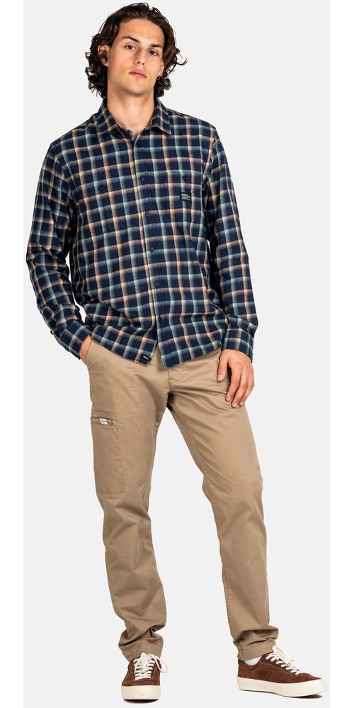 ReellHemdShirtAlvarCheckShirt1302-048-22-150NavyGreenOrange-S