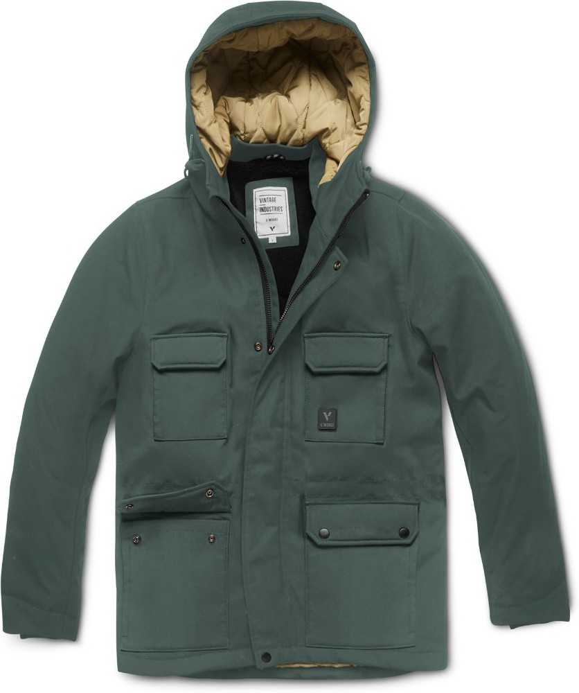 VintageIndustriesFunktionsjackeMilesJacketStoneGrey-S