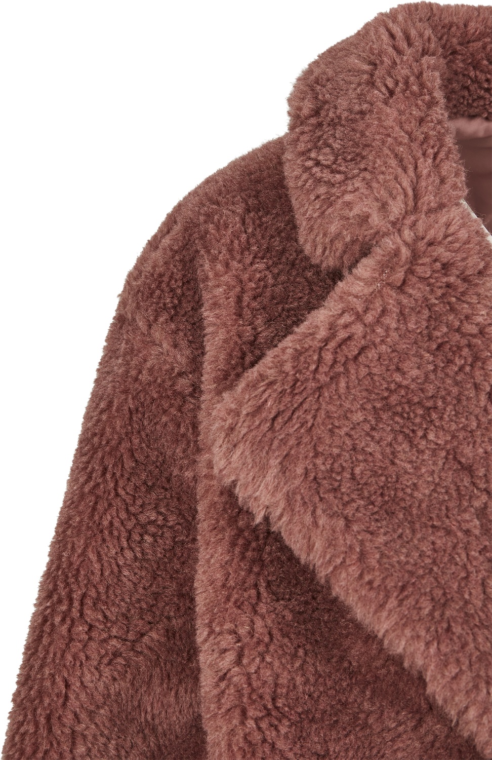 UrbanClassicsDamenWinterjackeLadiesOversizedSherpaCoatDarkrose-3XL