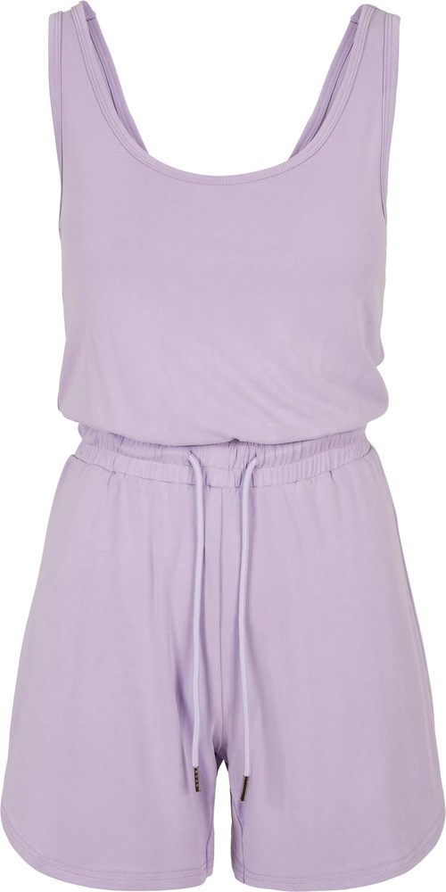 UrbanClassicsDamenLadiesShortSleevelessModalJumpsuitLilac-3XL