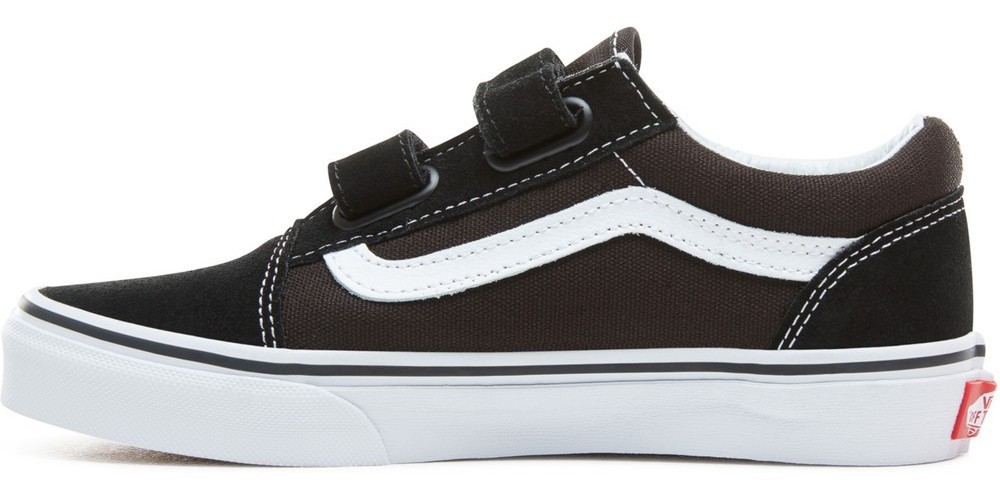 VansJuniorKidsLifestyleClassicFTWSneakerJnOldSkoolVBlackTrueWhite