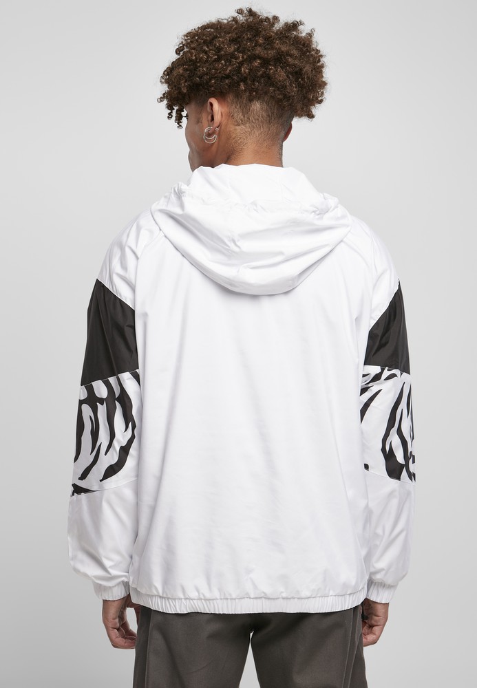 SouthpoleTigerWindbreakerWhiteBlack