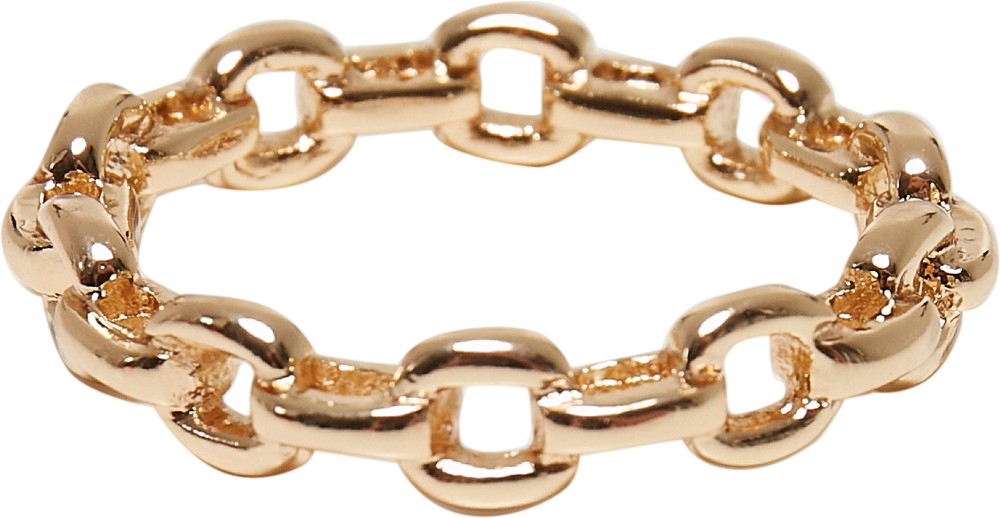 UrbanClassicsUniversalSchmuckChainRing3-PackGold