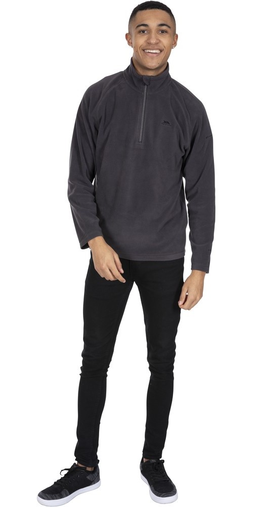 TrespassFleecejackeFleecepulloverBlackford-MaleMicrofleeceAt100DarkGrey-L