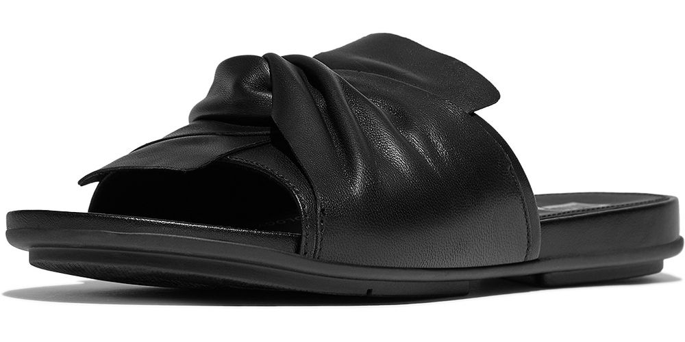 FitFlopDamenSandalenGracieSoft-TwistLeatherSlidesJA6