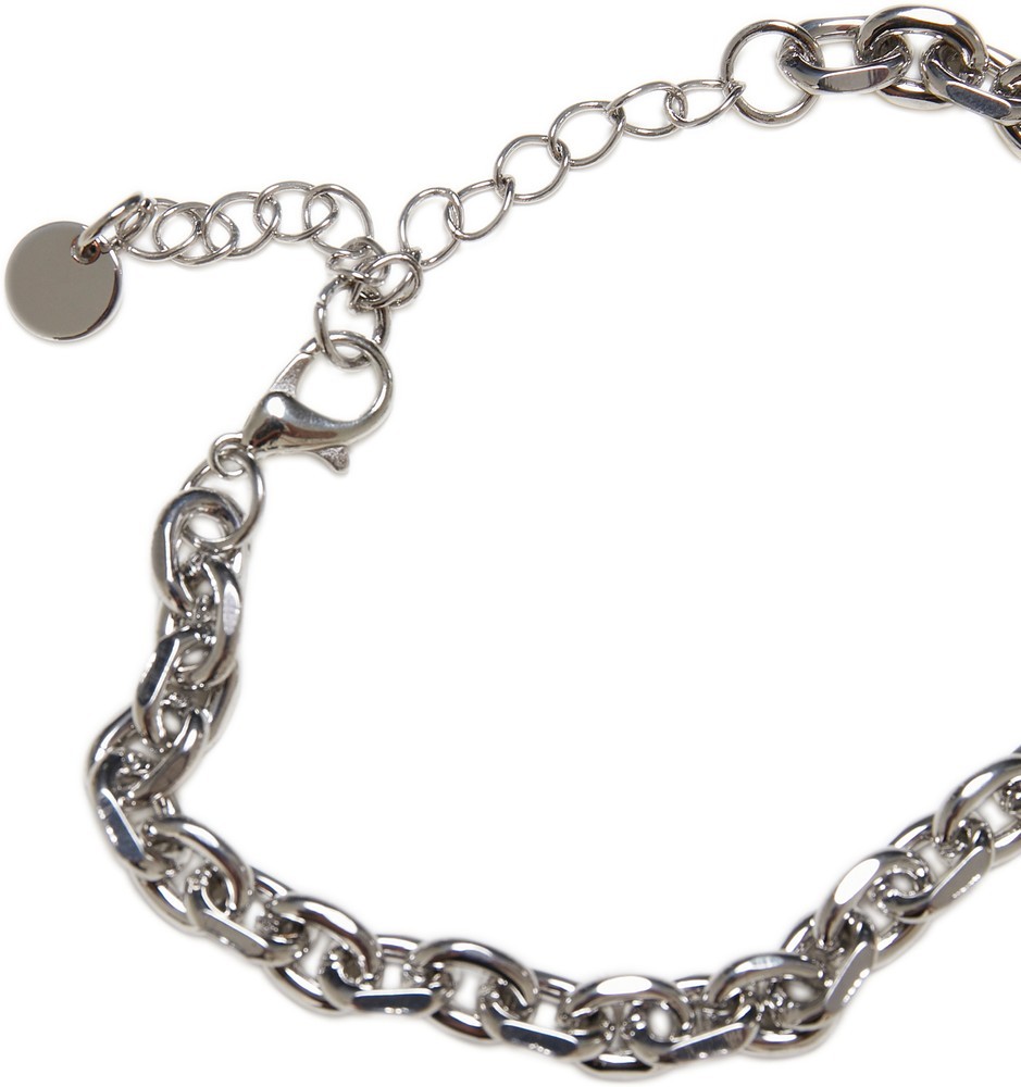 UrbanClassicsUniversalArmbandUranusBasicBraceletSilver-LXL