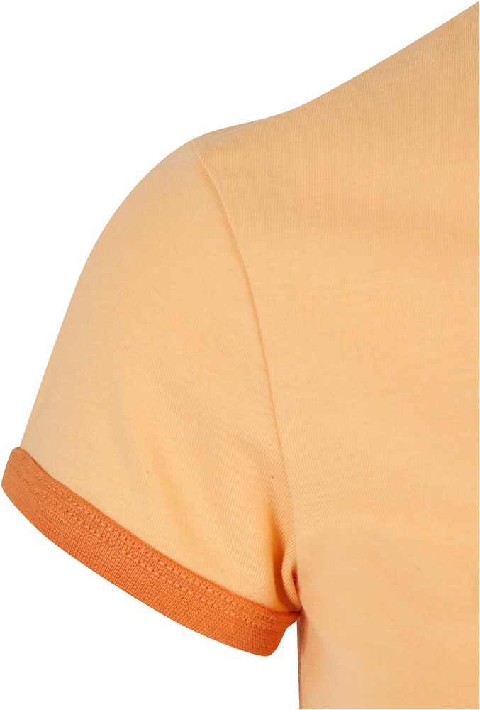 UrbanClassicsDamenT-ShirtLadiesStretchJerseyCroppedTeePaleorange-3XL