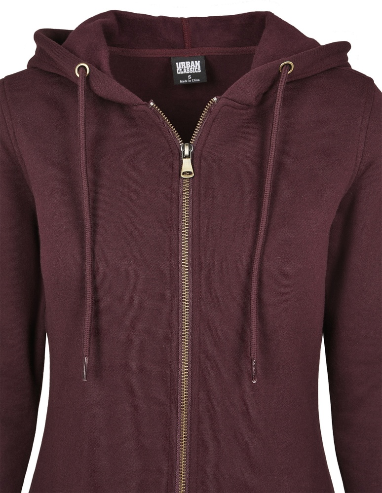 UrbanClassicsKinderJackeGirlsSweatParkaRedwine