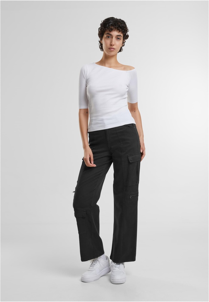 UrbanClassicsDamenLadiesOrganicAsymmetricRibTee2-PackTB7096A