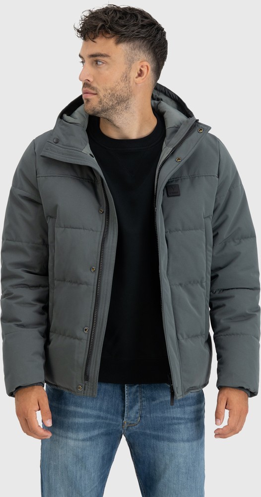 VintageIndustriesbergangsjackeWinterjackeGlennJacketStoneGrey-S