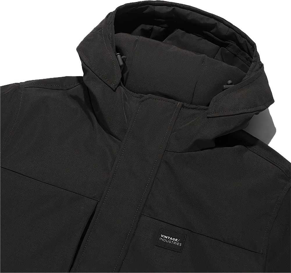 VintageIndustriesParkajackeOliverParka30127Black-S