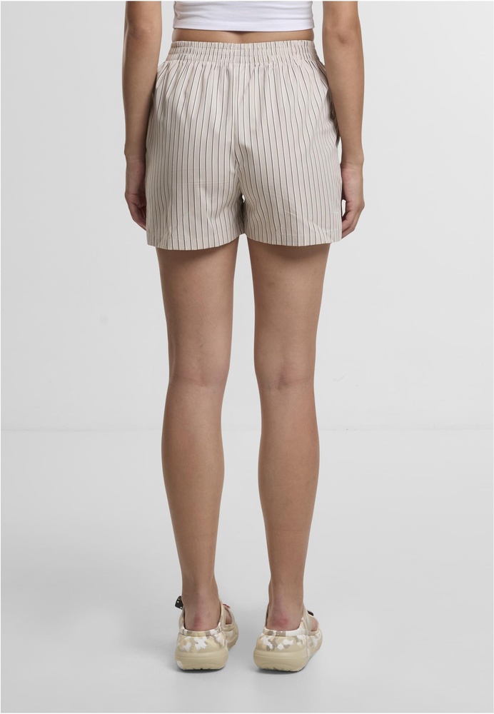 UrbanClassicsDamenLadiesStripedShortsTB6845CloudWhite-3XL