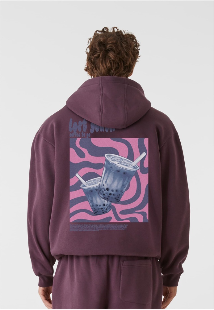 LostYouthHoodyCoffeeToGoLY449Plumpurple-3XL