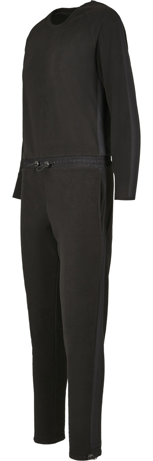 UrbanClassicsDamenJumpsuitLadiesPolarFleeceJumpsuitBlack