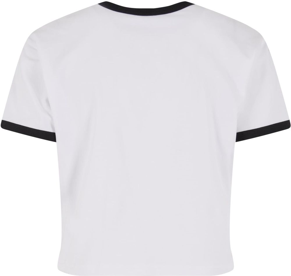 UrbanClassicsDamenLadiesContrastRetroT-ShirtTB7492WhiteBlack-3XL