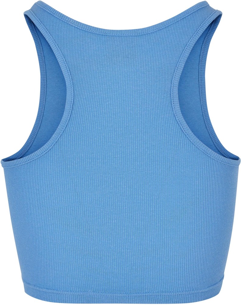 UrbanClassicsDamenLadiesCroppedRibTopHorizonblue-3XL