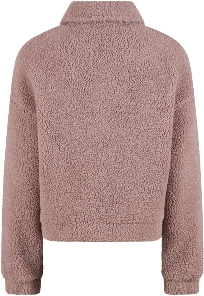 UrbanClassicsDamenLadiesShortSherpaButtonJacketTB6720Duskrose-3XL