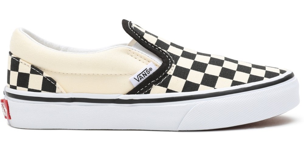 VansYouthUnisexKidsLifestyleClassicFTWSneakerUyClassicSlip-OnCheckerboardBlackWht