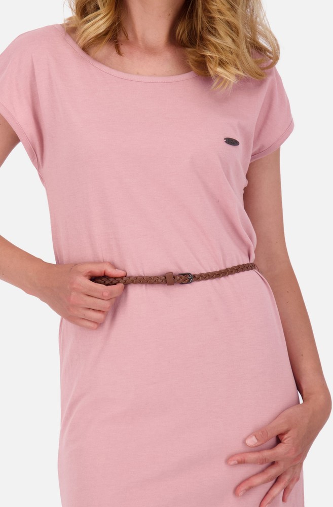 AlifeKickinDamenKleidFreizeitknielangElliAKA62082-2301MauveMelange-XS