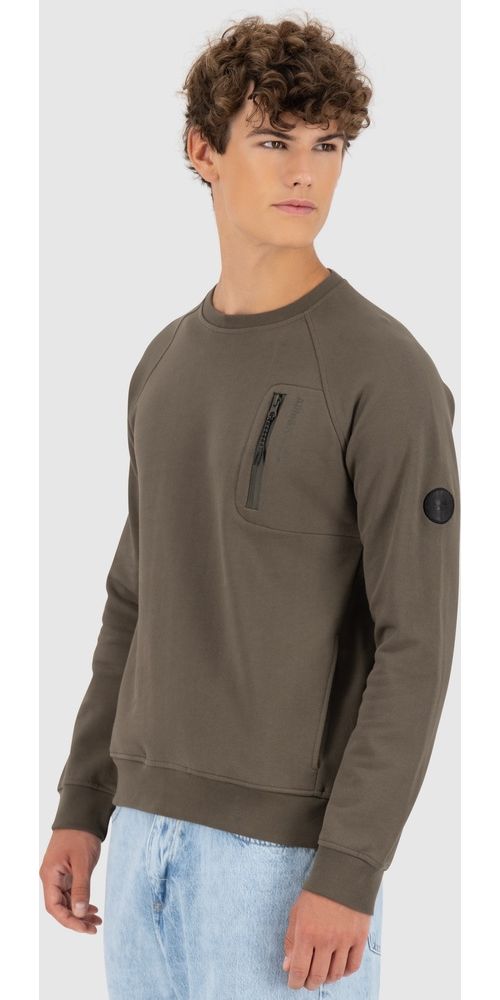 AlifeKickinSweatshirtFabioAKAFrenchTerry32021-9999Stone-L