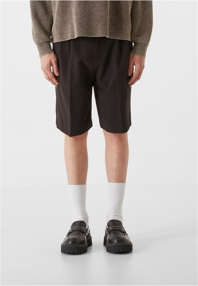 LostYouthDoublePleatedDressedShortsLY412