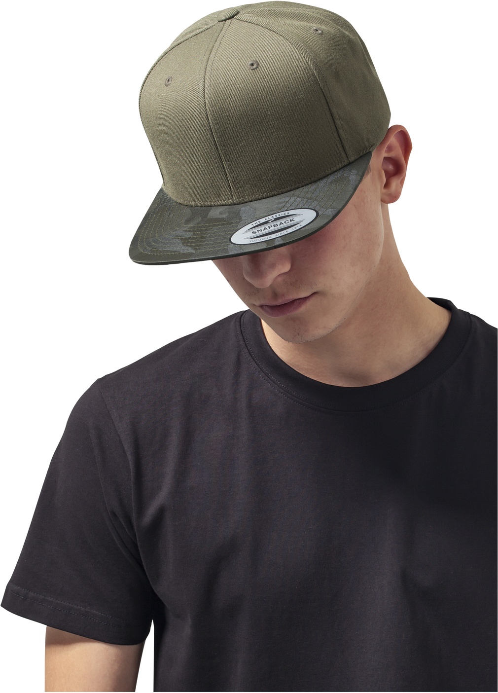 FlexfitCapCamoVisorSnapbackOliveCamouflage