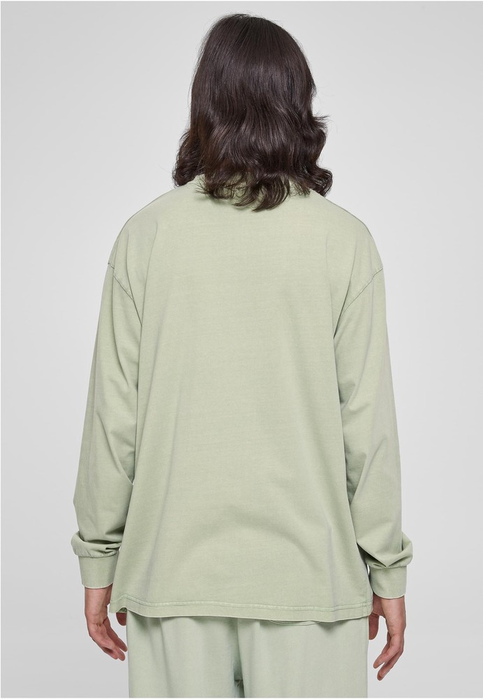 UrbanClassicsHeavyBoxyAcidWashLongsleeveVintagegreen-3XL