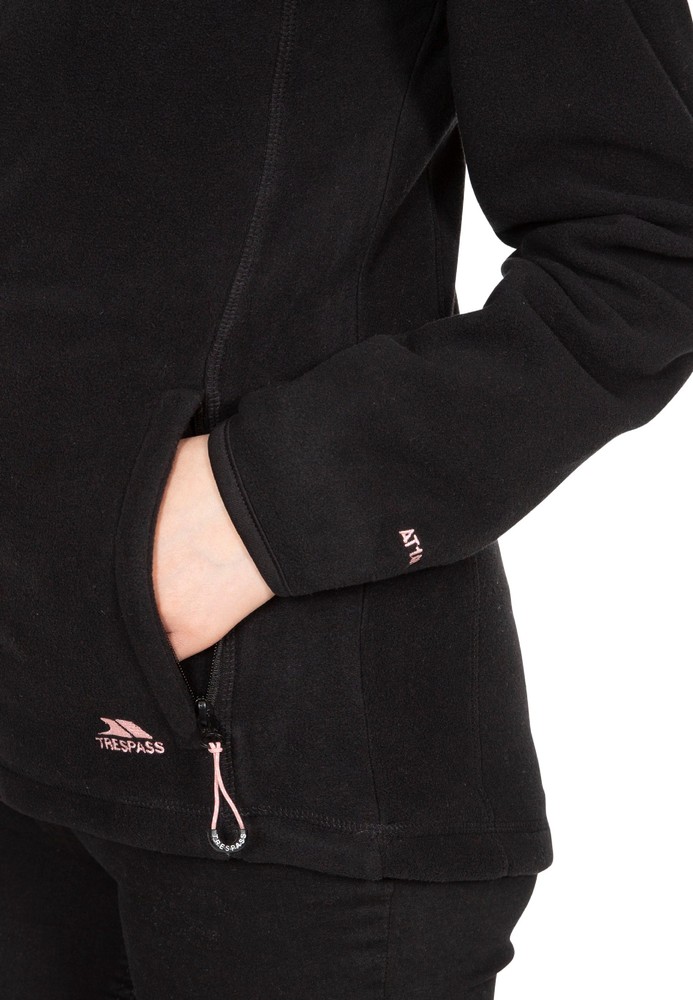 TrespassDamenFleecejackeFleecepulloverNonstop-FemaleFleeceAt100Black