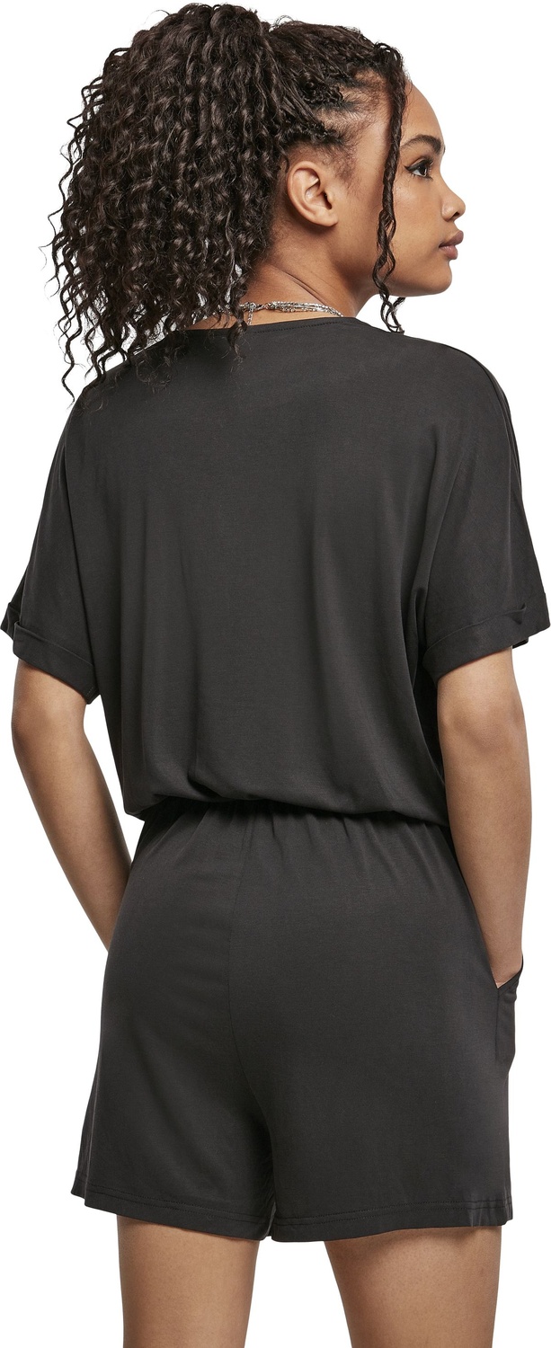 UrbanClassicsDamenOverallLadiesShortModalJumpsuitBlack