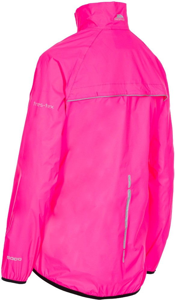 TrespassDamenRegenjackeBeaming-FemaleActivePackawayJacketHiVisibilityPink