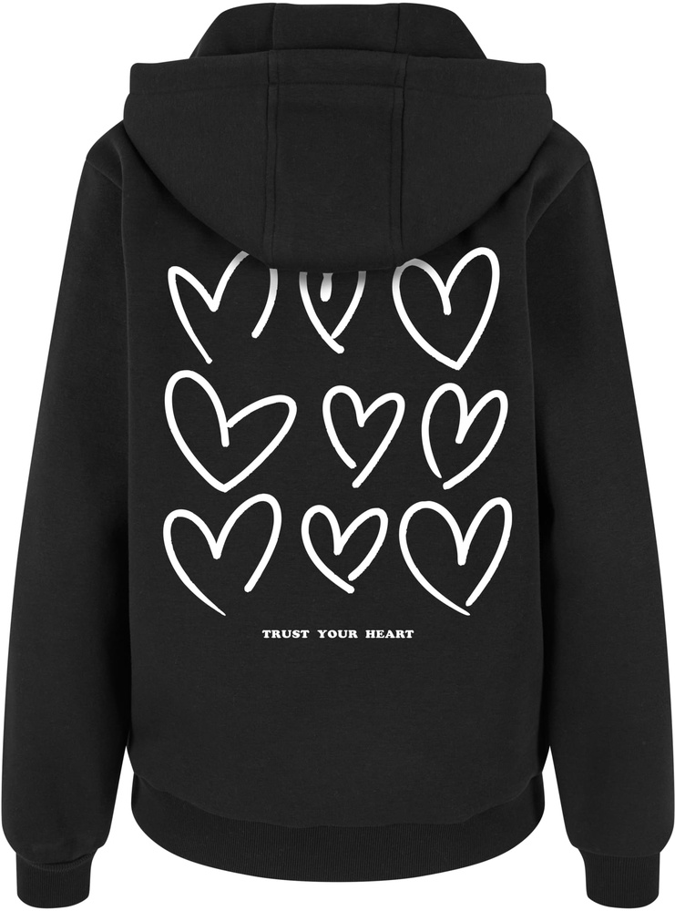 MissTeeDamenAlwaysTrustYourHeartLadiesFluffyHoodyMST371