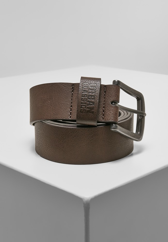 UrbanClassicsLeatherImitationBeltBrown-L