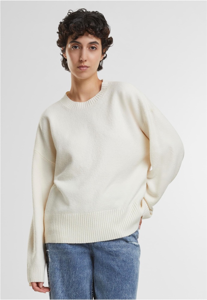 UrbanClassicsDamenLadiesSoftOversizedSweaterTB7094Whitesand-3XL