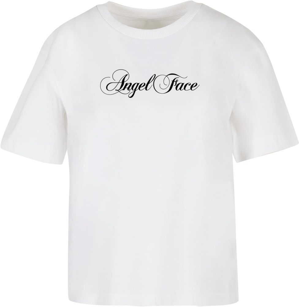 MissTeeDamenT-ShirtAngelFaceTeeMST187White-3XL