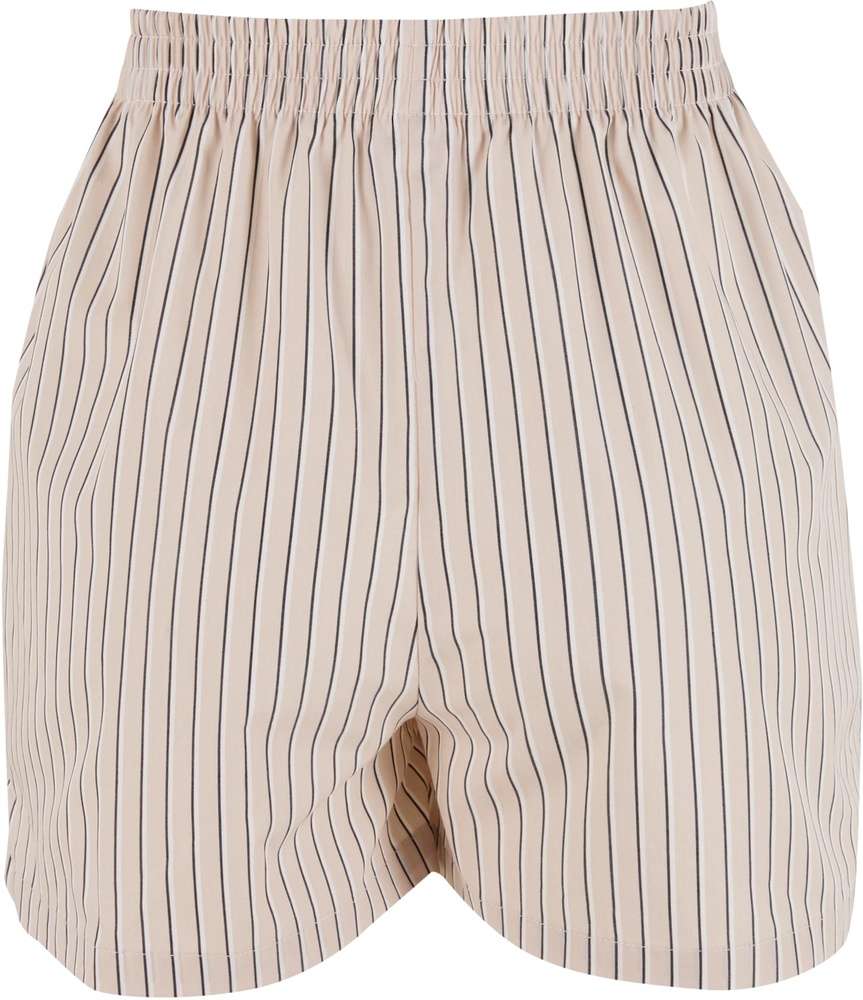 UrbanClassicsDamenLadiesStripedShortsTB6845CloudWhite-3XL