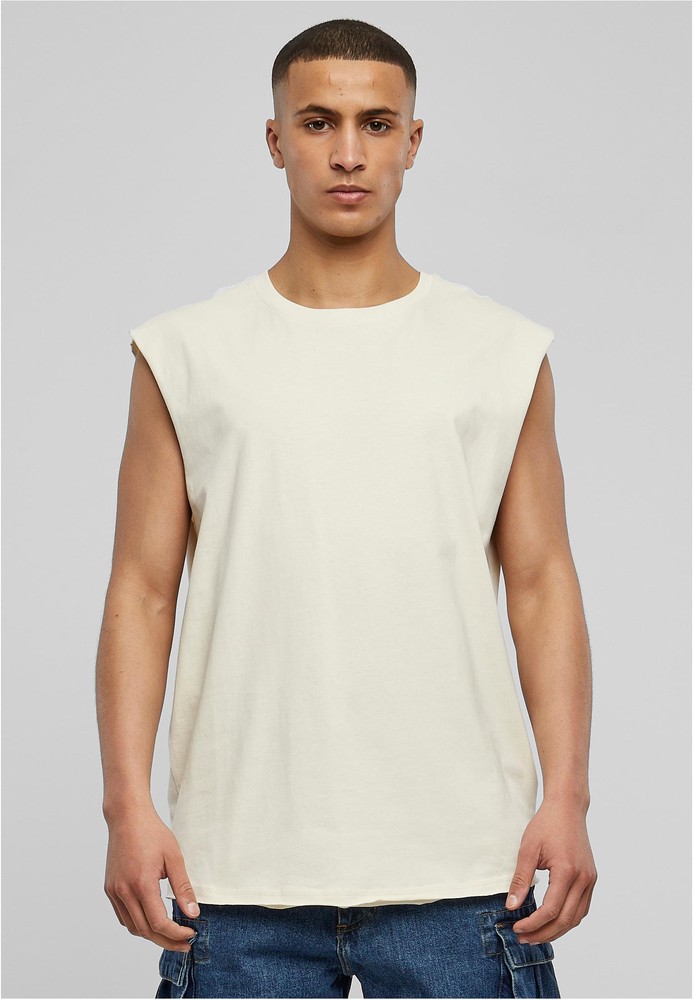 UrbanClassicsT-ShirtOpenEdgeSleevelessTeeWhitesand-3XL