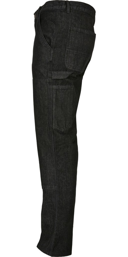 UrbanClassicsHoseDoubleKneeJeansRealblackWashed-30